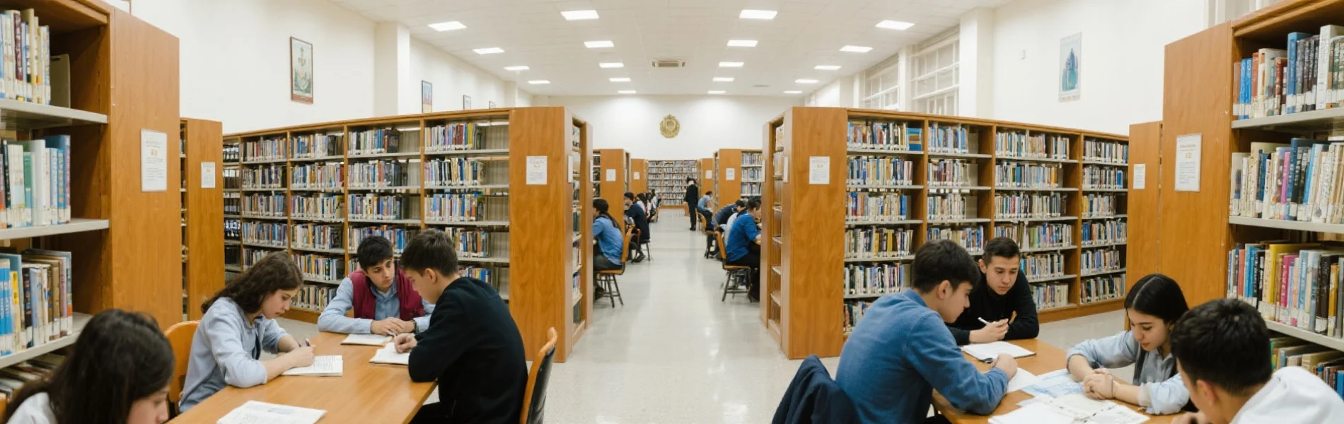 Students in Library
